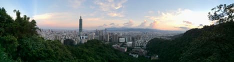 Taipei skyline