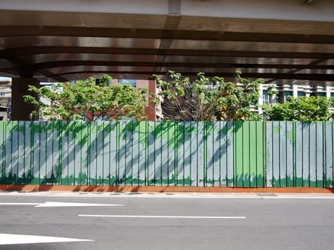 Side-of-the-road fence