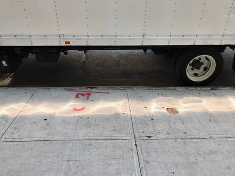 Truck reflection