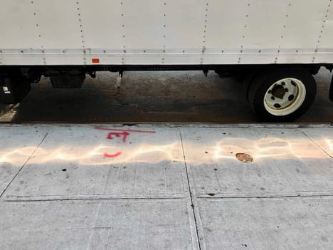 Truck reflection